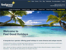 Tablet Screenshot of feelgoodholidays.co.uk